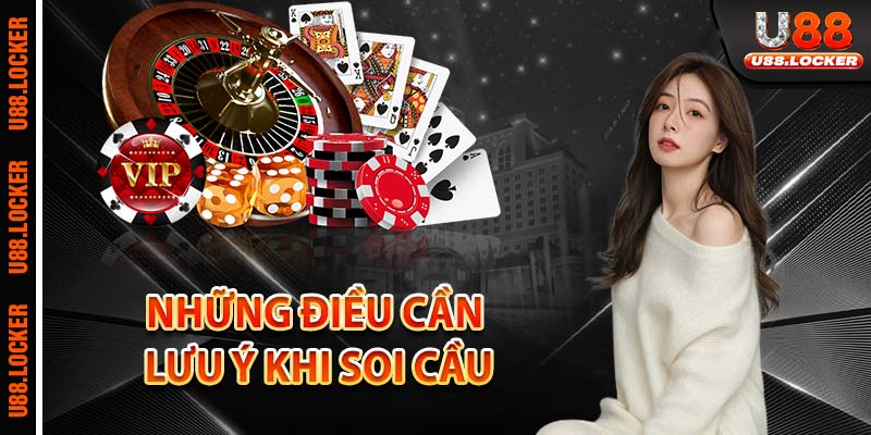 Những điều cần lưu ý khi soi cầu